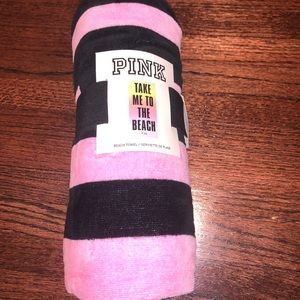 NEW PINK beach towel